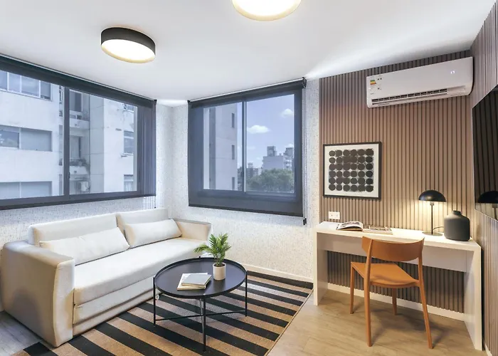 Moderno Apartamento En Pocitos Para Hasta 4 Personas